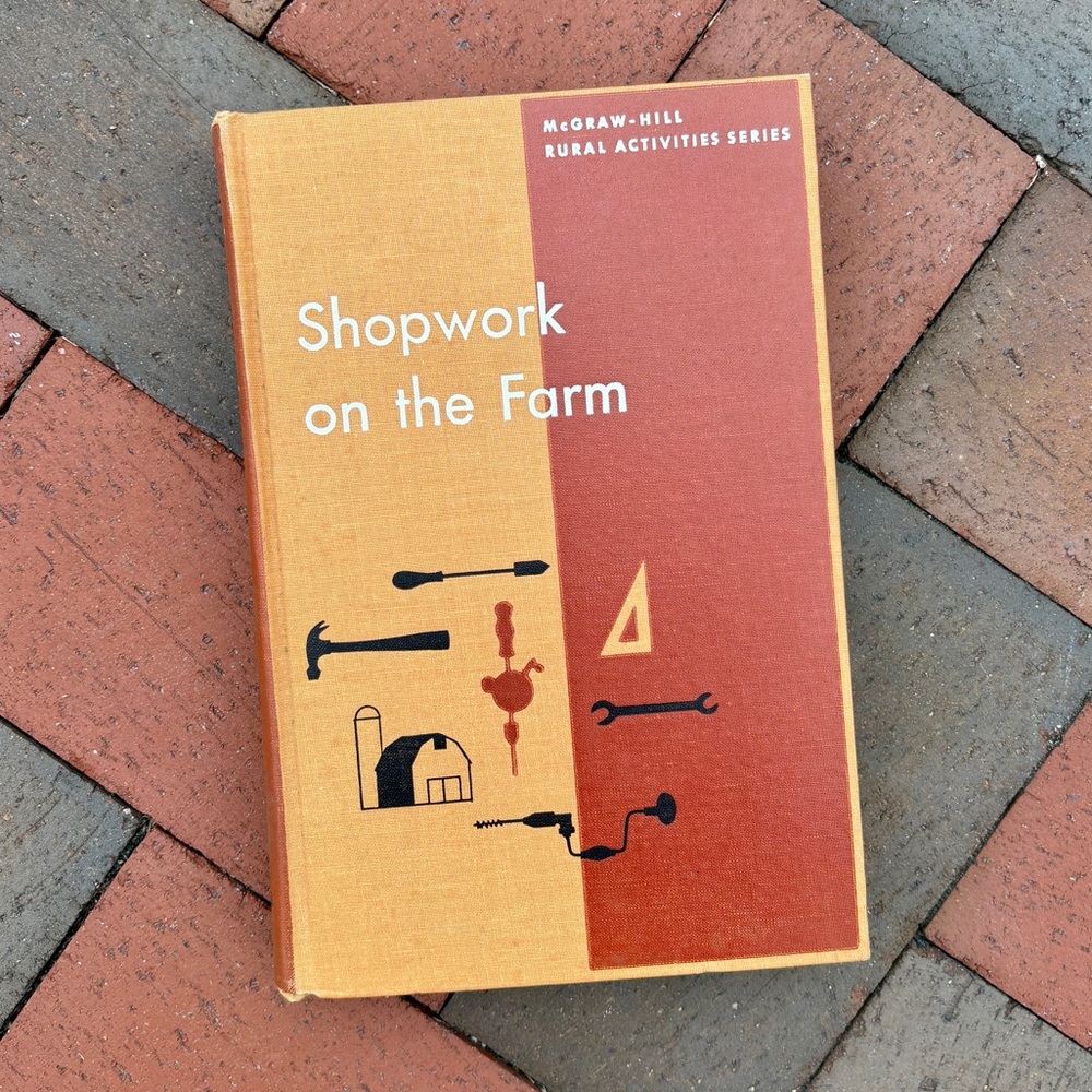 1955 Shopwork on the Farm Agriculture Carpentry Farmer Rural Barn Saw Fix-It DIY